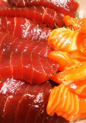 サーモンとマグロの漬け丼-レシピのメイン写真
