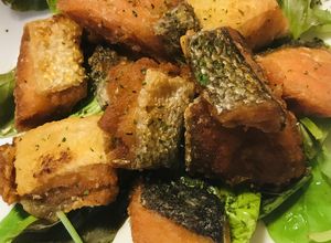 油大さじ５で揚げる鮭切身のシンプル唐揚げ-レシピのメイン写真
