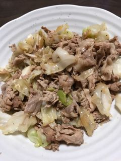 キャベツと豚肉の野菜炒め-レシピのメイン写真