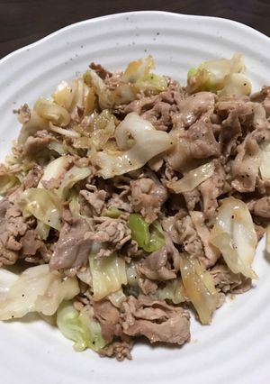 キャベツと豚肉の野菜炒め-レシピのメイン写真