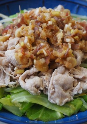 豚しゃぶ味噌ダレサラダ-レシピのメイン写真