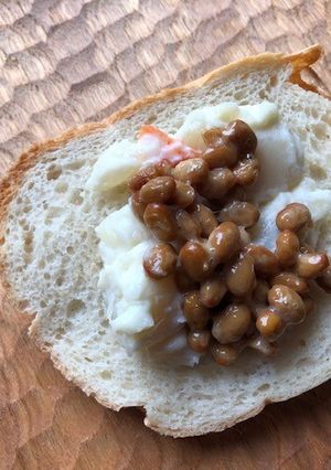 納豆とポテサラの定番トースト-レシピのメイン写真
