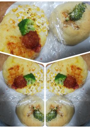 ランチ惣菜・豆乳パン焼けました♪-レシピのメイン写真