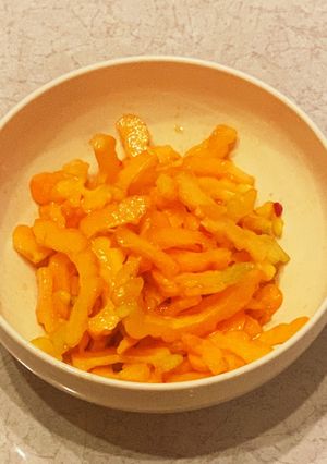 完熟ゴーヤで☆あっという間のナムル-レシピのメイン写真