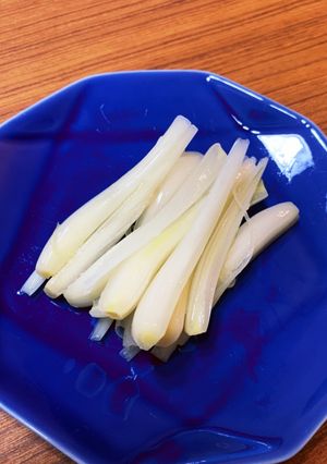 即日！エシャレットの塩漬け　-レシピのメイン写真