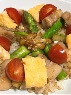 お肉でちらし寿司風♪-レシピのメイン写真