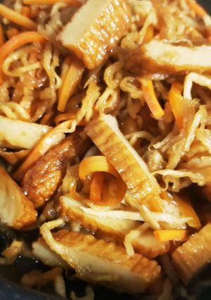 切り干し大根と平天の煮物-レシピのメイン写真