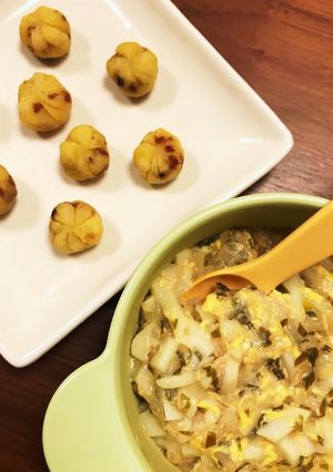 離乳食後期に☆ツナとわかめのとろ玉うどん-レシピのメイン写真