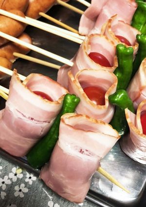 BBQ☆トマトのベーコン巻き-レシピのメイン写真