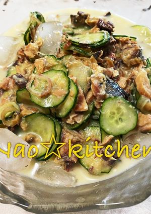 素麺アレンジ☆冷汁風ぶっかけ素麺-レシピのメイン写真
