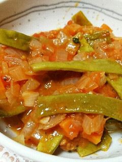 モロッコいんげんのトマト煮-レシピのメイン写真