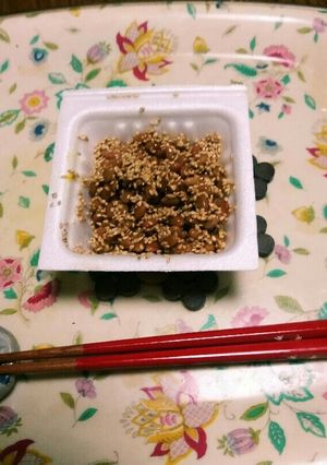納豆に白ゴマプラス➕-レシピのメイン写真