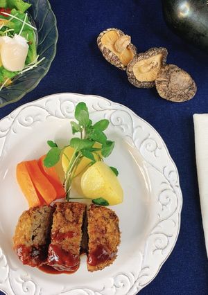椎茸粉で美味しいうまみメンチカツ-レシピのメイン写真