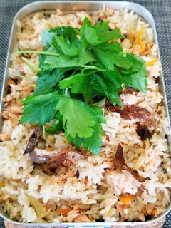 鮭の炊き込みご飯-レシピのメイン写真