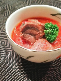牛スネ肉のトロトロトマトスープ-レシピのメイン写真
