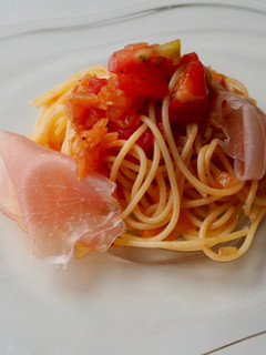 トマトと生ハムの冷製パスタ-レシピのメイン写真