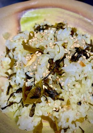 わさびと高菜の出汁混ぜご飯-レシピのメイン写真
