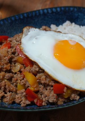 夏に食べたい！簡単ガパオライス-レシピのメイン写真
