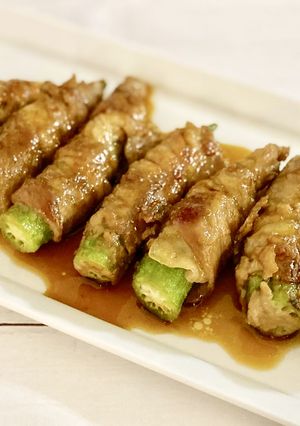 やみつきになる♪オクラの豚肉巻き-レシピのメイン写真