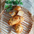 HB❀ハムチーズのお惣菜パン・全粒粉入り