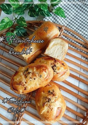 HB❀ハムチーズのお惣菜パン・全粒粉入り-レシピのメイン写真
