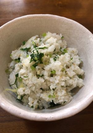 生姜が香る菜飯ご飯-レシピのメイン写真