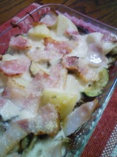 ズッキーニとまいたけとポテトのグラタン-レシピのメイン写真