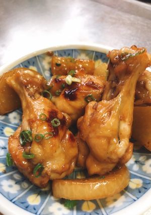 手羽元と大根の照り煮-レシピのメイン写真
