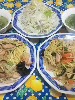 上海炒麺/上海焼きそば(あり合わせ野菜)-レシピのメイン写真