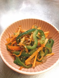 ピーマンとにんじんのおかか炒め-レシピのメイン写真