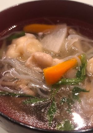 おふくろの味!岩手県のひっつみ汁-レシピのメイン写真