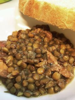 かんたんでお洒落! 豚とレンズ豆の煮込み-レシピのメイン写真