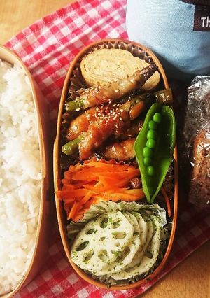 お弁当★アスパラと豚肉巻き巻き★旨ダレ-レシピのメイン写真