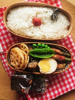 お弁当★アスパラ肉巻き★スタミナ味噌炒め-レシピのメイン写真