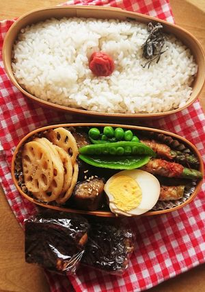 お弁当★アスパラ肉巻き★スタミナ味噌炒め-レシピのメイン写真