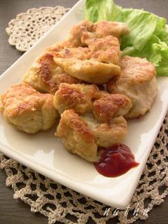 2ステップ★揚げずに唐揚げ?むね肉焼き♪-レシピのメイン写真