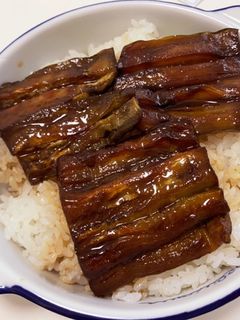 ナスの蒲焼丼-レシピのメイン写真