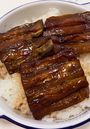 ナスの蒲焼丼-レシピのメイン写真