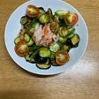 冷やし中華のたれで「ナスのサラダ」
