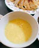 余った茹でとうもろこしで中華スープ