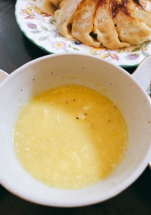 余った茹でとうもろこしで中華スープ-レシピのメイン写真