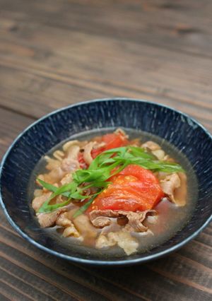 トマトと牛肉の甘辛煮-レシピのメイン写真
