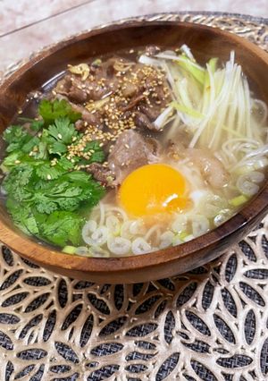 素麺で作る！なんちゃってベトナム・フォー-レシピのメイン写真