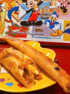 気分はディズニー!ピザチーズ春巻き-レシピのメイン写真