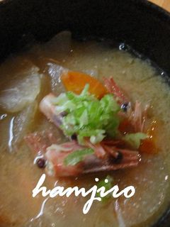 ☆エビのだしがウンマ~イ♪お味噌汁☆-レシピのメイン写真