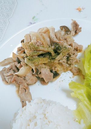 豚肉のコンソメバター炒め-レシピのメイン写真