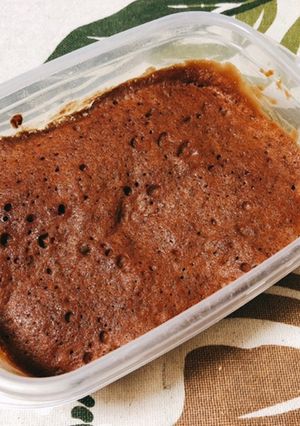 タッパーでチョコケーキ-レシピのメイン写真