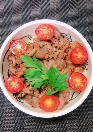 【超カンタン!】みそ豚丼-レシピのメイン写真