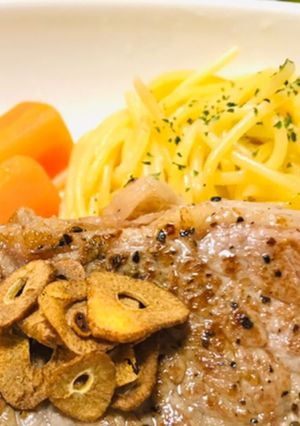 付け合わせパスタ・シンプルパスタ-レシピのメイン写真