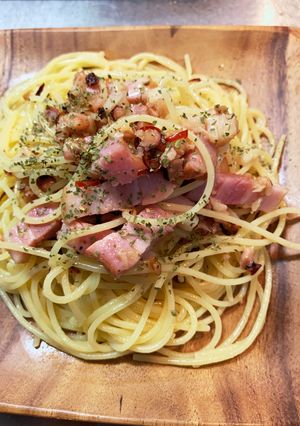 厚切りベーコンのペペロンチーノ-レシピのメイン写真